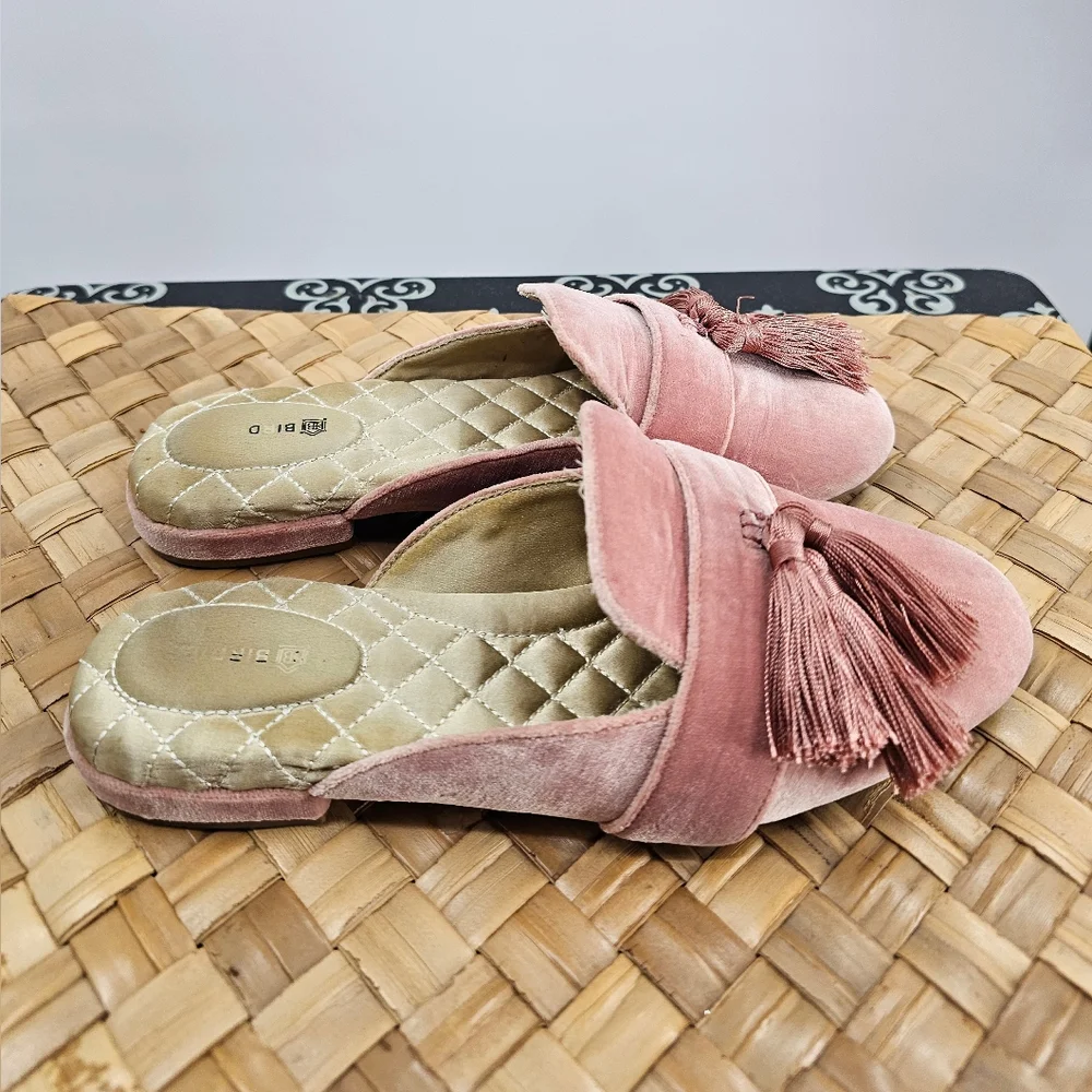 Birdies Pink Tassel Loafers Size 6.5